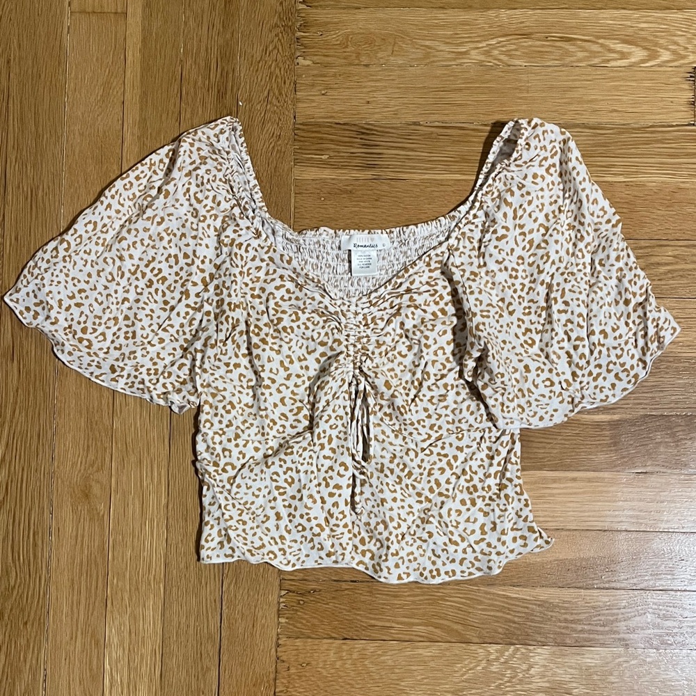 Leopard Print flowy Sleeve Top